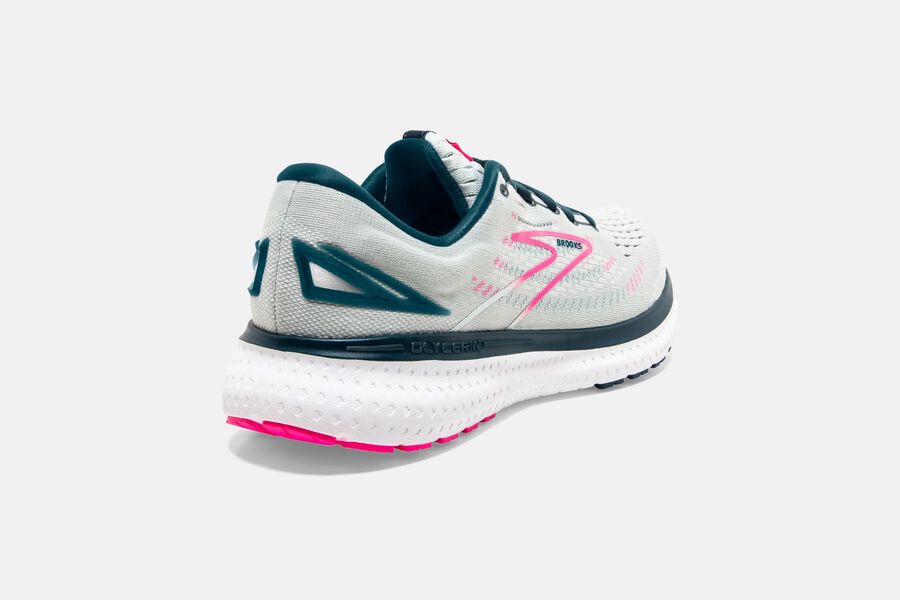 Brooks Glycerin 19 Road Loopschoenen Dames - Wit/Roze - 584390AZC